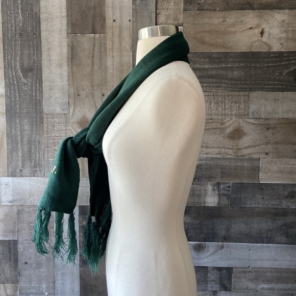 Gorgeous hunter green knit scarf camo military patriotic American army fall - Picture 5 of 10